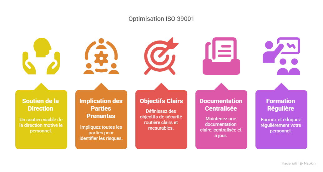 Bonnes pratiques pour optimiser ISO 39001