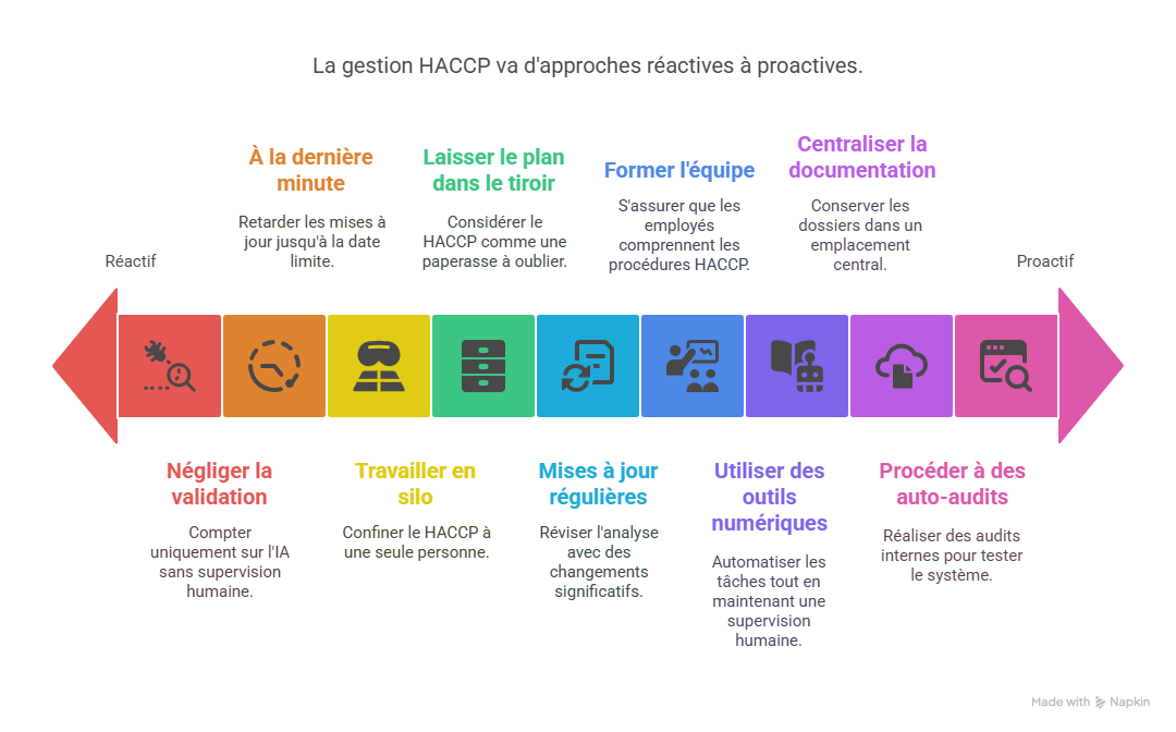 Bonnes pratiques pour optimiser la gestion HACCP
