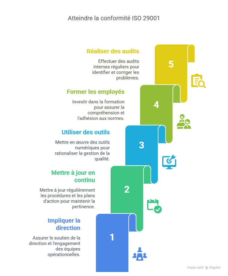 Bonnes pratiques pour optimiser la gestion de l’ISO 29001