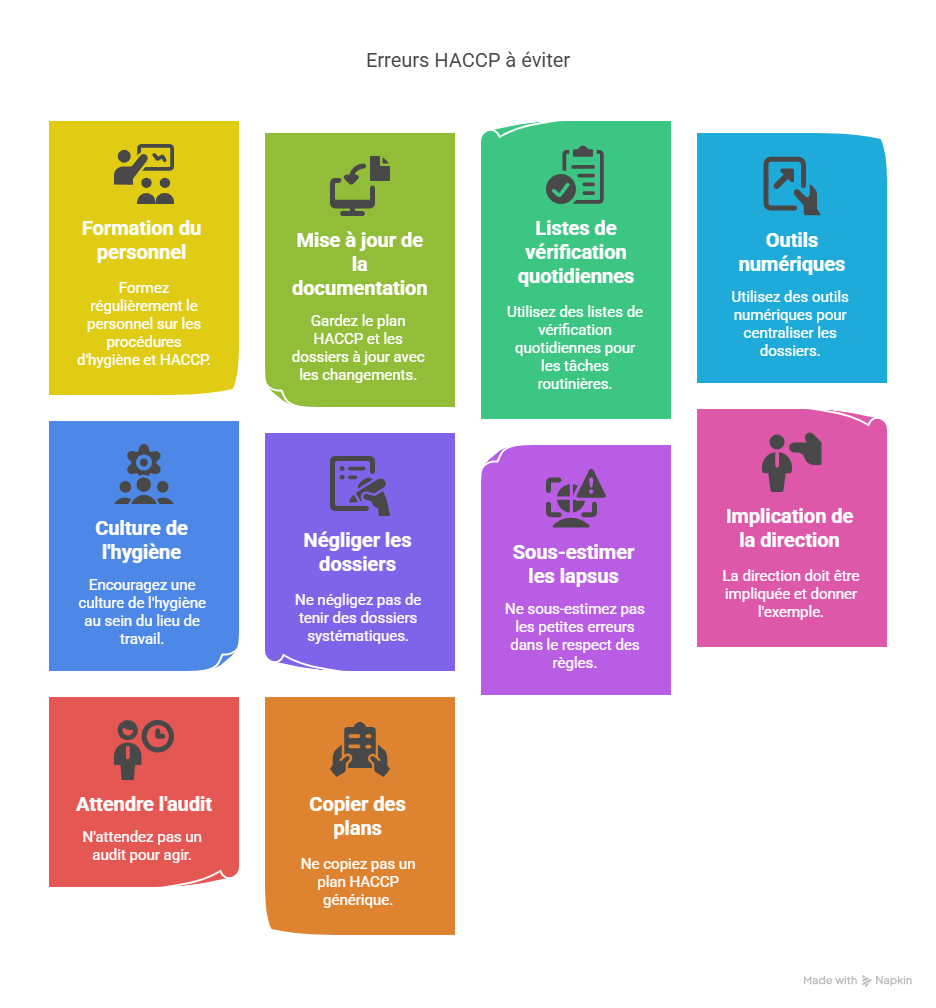 Bonnes pratiques pour optimiser les pratiques HACCP